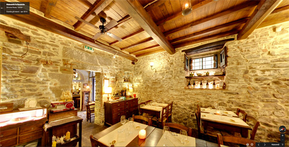 Google Street View - Ristorante La Bucaccia Cortona